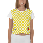 Amber - #bb584cb0 - Pineapple And Cream - ALTINO Crop Tees - Summer Never Ends Collection - Stop Plastic Packaging - #PlasticCops - Apparel - Accessories - Clothing For Girls - Women Tops