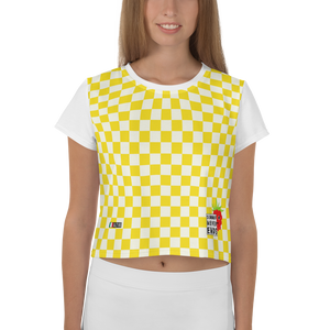 Amber - #bb584cb0 - Pineapple And Cream - ALTINO Crop Tees - Summer Never Ends Collection - Stop Plastic Packaging - #PlasticCops - Apparel - Accessories - Clothing For Girls - Women Tops