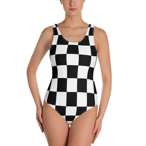 Black - #1a09de00 - Black White - ALTINO One - Piece Swimsuit - Summer Never Ends Collection - Stop Plastic Packaging - #PlasticCops - Apparel - Accessories - Clothing For Girls - Women Swimwear