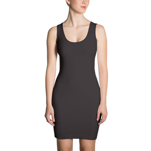 Black - #fb317c00 - Black Chocolate Scoop - ALTINO Fitted Dress - Gelato Collection - Stop Plastic Packaging - #PlasticCops - Apparel - Accessories - Clothing For Girls - Women Dresses