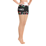 Black - #6234afa0 - Viva Italia Art Commission Number 47 - ALTINO Yoga Shorts - Stop Plastic Packaging - #PlasticCops - Apparel - Accessories - Clothing For Girls - Women Pants