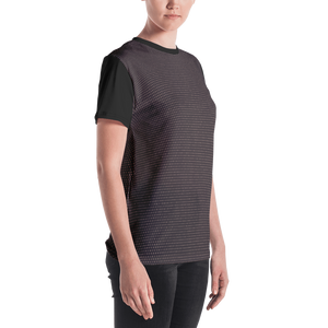 Black - #9880ba00 - Black Chocolate Cinnamon Stracciatella - ALTINO Crew Neck T - Shirt - Stop Plastic Packaging - #PlasticCops - Apparel - Accessories - Clothing For Girls - Women Tops