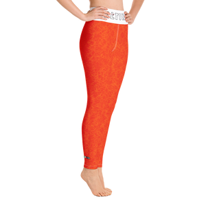 #554b7890 - Orange Maraschino Cherry Frost - ALTINO Yoga Pants