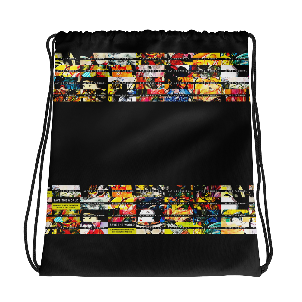 Black - #49273e00 - ALTINO Senshi Draw String Bag - Senshi Girl Collection - Sports - Stop Plastic Packaging - #PlasticCops - Apparel - Accessories - Clothing For Girls - Women Handbags