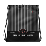 Black - #d7a8aaa0 - ALTINO Draw String Bag - Noir Collection - Sports - Stop Plastic Packaging - #PlasticCops - Apparel - Accessories - Clothing For Girls - Women Handbags