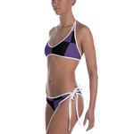 Black - #5472be10 - Black White Grape - ALTINO Reversible Bikini - Summer Never Ends Collection - Stop Plastic Packaging - #PlasticCops - Apparel - Accessories - Clothing For Girls - Women Swimwear