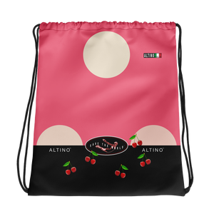 Crimson - #c57c7ba0 - Red Raspberry Lemon Sorbet - ALTINO Draw String Bag - Gelato Collection - Sports - Stop Plastic Packaging - #PlasticCops - Apparel - Accessories - Clothing For Girls - Women Handbags