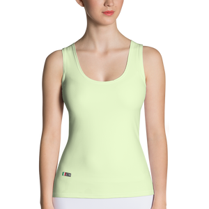 Lime Green - #b84aca90 - Lime Surprise - ALTINO Fitted Tank Top - Gelato Collection - Stop Plastic Packaging - #PlasticCops - Apparel - Accessories - Clothing For Girls - Women Tops