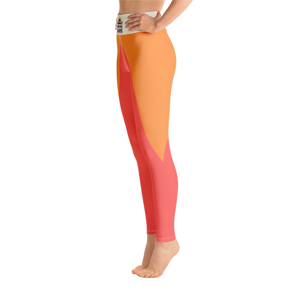 #9fb676d0 - Cantaloupe Orange Cream Watermelon - ALTINO Yoga Pants - Team GIRL Player