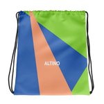 #32bb6ea0 - Blueberry Green Apple Orange Cream - ALTINO Draw String Bag