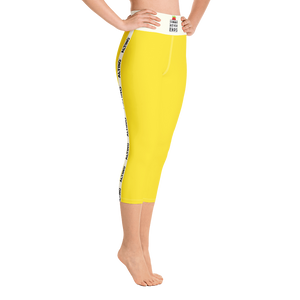 Amber - #ad329330 - Pineapple - ALTINO Yoga Capri - Summer Never Ends Collection - Stop Plastic Packaging - #PlasticCops - Apparel - Accessories - Clothing For Girls - Women Pants