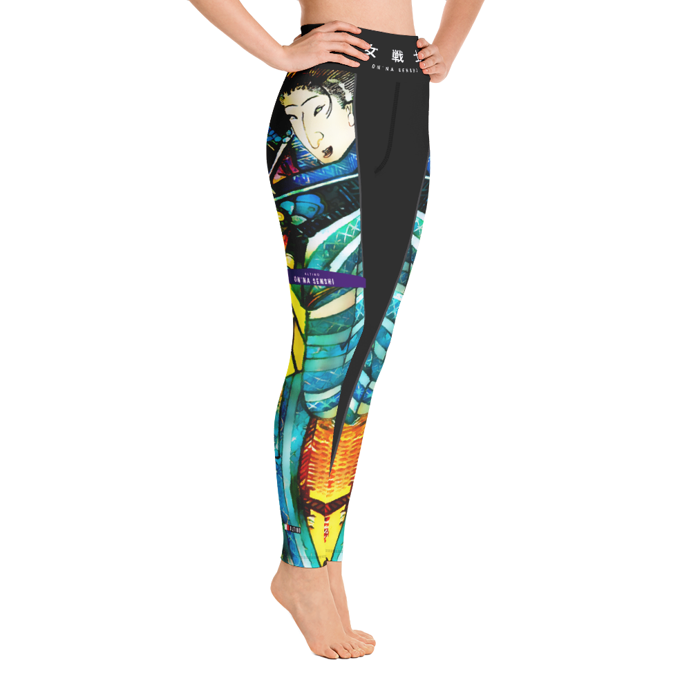 Black - #5f2588a0 - ALTINO Senshi Yoga Pants - Senshi Girl Collection - Stop Plastic Packaging - #PlasticCops - Apparel - Accessories - Clothing For Girls - Women