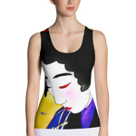 Black - #36a3df80 - ALTINO Senshi Fitted Tank Top - Senshi Girl Collection - Stop Plastic Packaging - #PlasticCops - Apparel - Accessories - Clothing For Girls - Women Tops