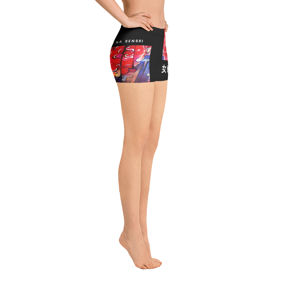 Black - #78872c82 - ALTINO Senshi Chic Shorts - Senshi Girl Collection - Stop Plastic Packaging - #PlasticCops - Apparel - Accessories - Clothing For Girls - Women Pants