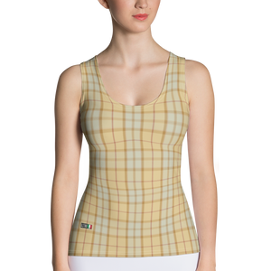 Orange - #fe388b90 - ALTINO Fitted Tank Top - Klasik Collection - Stop Plastic Packaging - #PlasticCops - Apparel - Accessories - Clothing For Girls - Women Tops