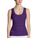 Violet - #450e0a80 - Deep Blackberry Peppermint Sorbet - ALTINO Fitted Tank Top - Stop Plastic Packaging - #PlasticCops - Apparel - Accessories - Clothing For Girls - Women Tops