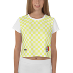 Yellow - #f9ae01b0 - Pear And Cream - ALTINO Crop Tees - Summer Never Ends Collection - Stop Plastic Packaging - #PlasticCops - Apparel - Accessories - Clothing For Girls - Women Tops