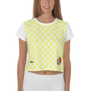 Yellow - #f9ae01b0 - Pear And Cream - ALTINO Crop Tees - Summer Never Ends Collection - Stop Plastic Packaging - #PlasticCops - Apparel - Accessories - Clothing For Girls - Women Tops