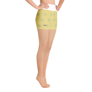 #30cc5190 - Pineapple Honeydew Stracciatella - ALTINO Yummy Yoga Shorts