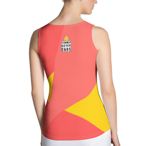 #27fcc7b0 - Grapefruit Mango Watermelon - ALTINO Fitted Tank Top