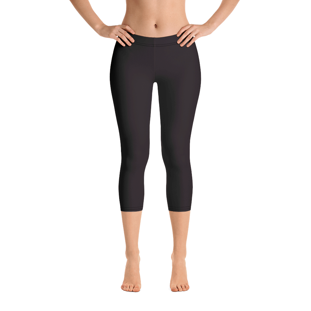 #e6351e80 - Black Chocolate Unicorn Magic Dust - ALTINO Sport Capri Leggings