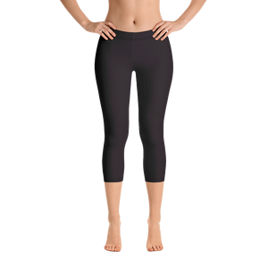 #e6351e80 - Black Chocolate Unicorn Magic Dust - ALTINO Sport Capri Leggings