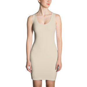 Orange - #da049100 - French Vanilla Scoop - ALTINO Fitted Dress - Gelato Collection - Stop Plastic Packaging - #PlasticCops - Apparel - Accessories - Clothing For Girls - Women Dresses