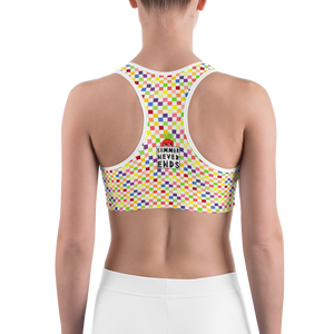 #1cdc29b0 - Fruit White - ALTINO Sports Bra - Summer Never Ends Collection