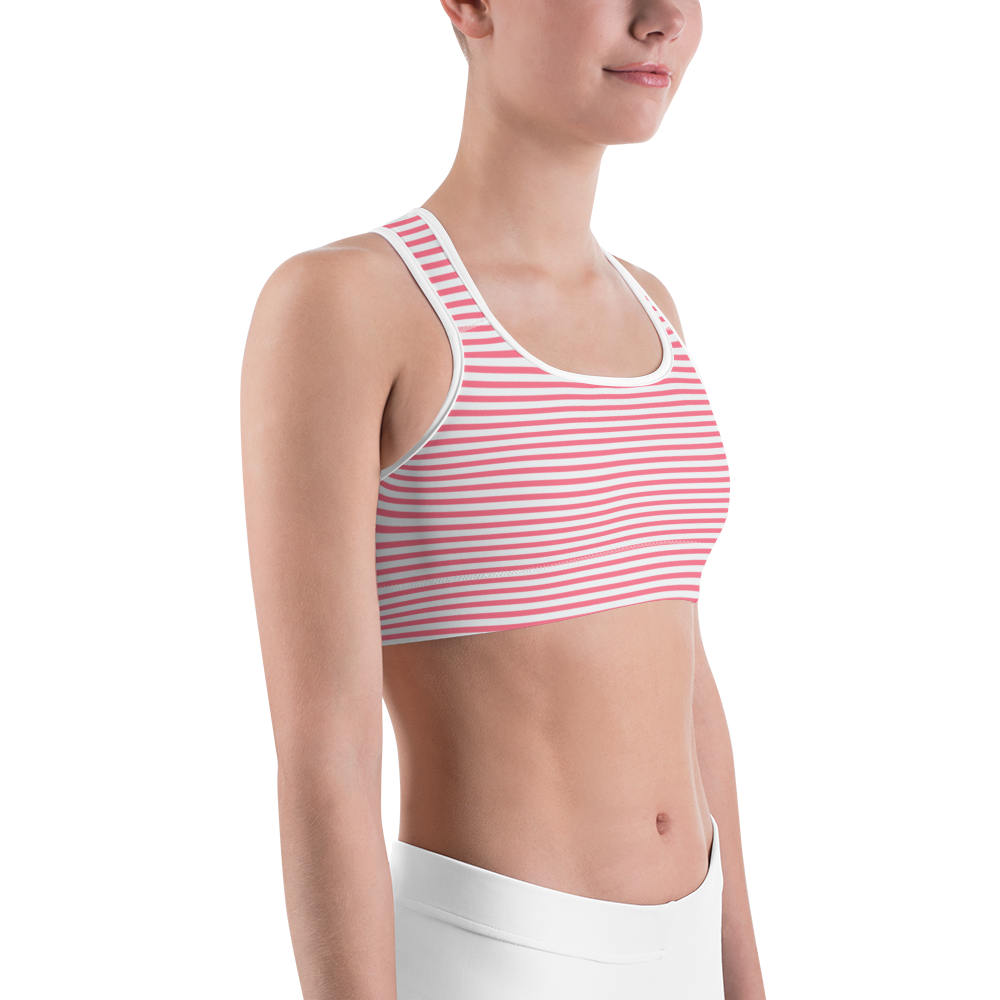 #5fdb7890 - Vanilla Bean Red Raspberry Stracciatella - ALTINO Sports Bra