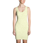 Yellow - #232ae700 - Lime Honeydew Swirl - ALTINO Fitted Dress - Gelato Collection - Stop Plastic Packaging - #PlasticCops - Apparel - Accessories - Clothing For Girls - Women Dresses