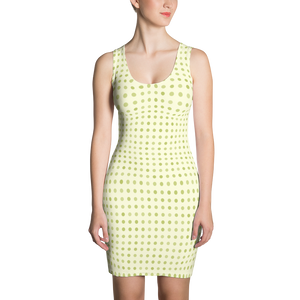 Yellow - #232ae700 - Lime Honeydew Swirl - ALTINO Fitted Dress - Gelato Collection - Stop Plastic Packaging - #PlasticCops - Apparel - Accessories - Clothing For Girls - Women Dresses